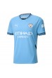 Manchester City Jeremy Doku #11 Voetbaltruitje Thuis tenue 2024-25 Korte Mouw